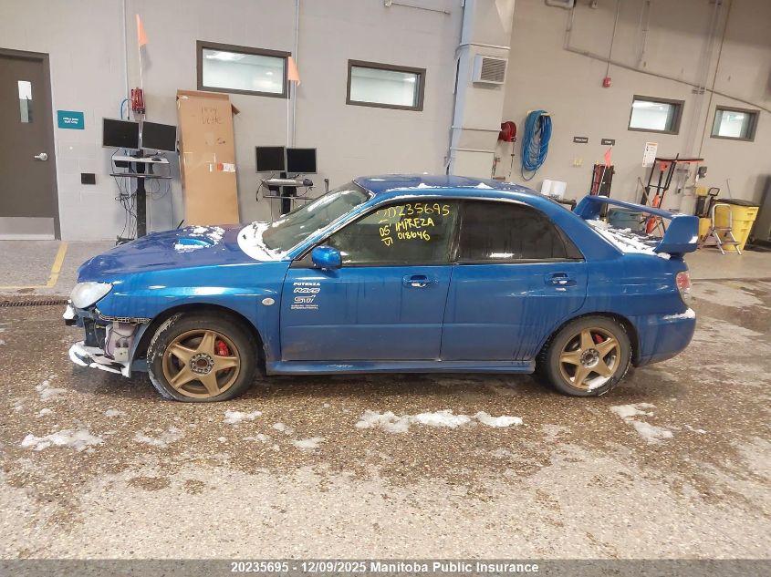 2005 Subaru Impreza Wrx VIN: GDA018646 Lot: 20235695