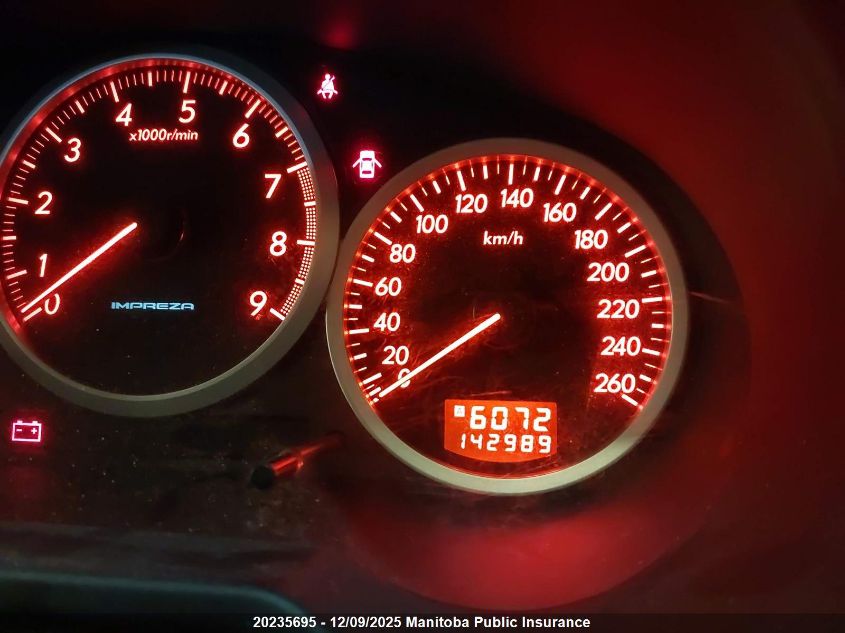 2005 Subaru Impreza Wrx VIN: GDA018646 Lot: 20235695