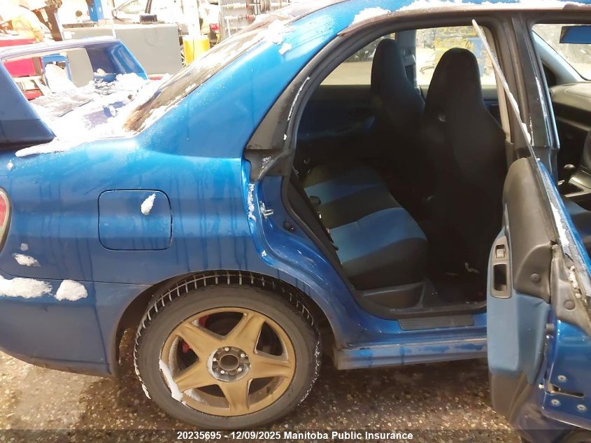 2005 Subaru Impreza Wrx VIN: GDA018646 Lot: 20235695