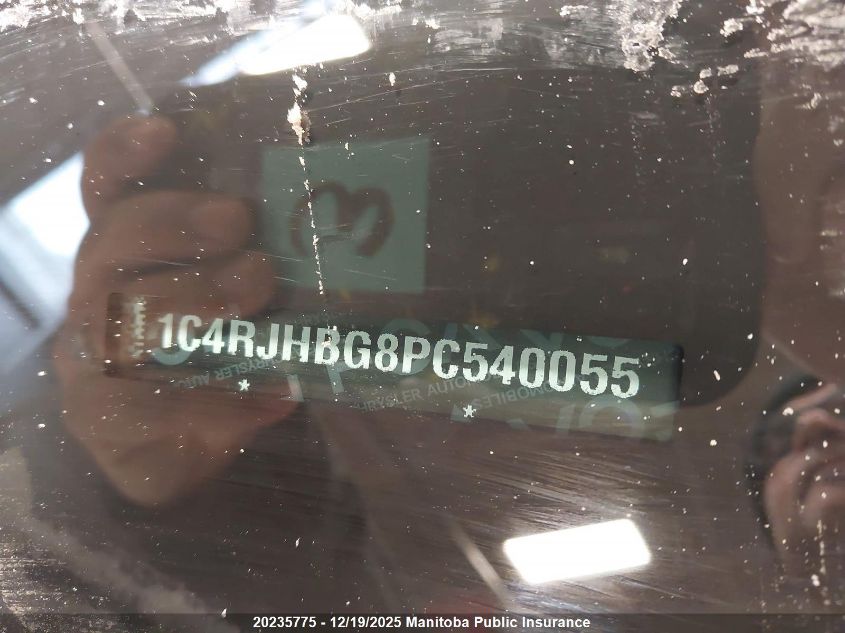 2023 Jeep Grand Cherokee Limited VIN: 1C4RJHBG8PC540055 Lot: 20235775