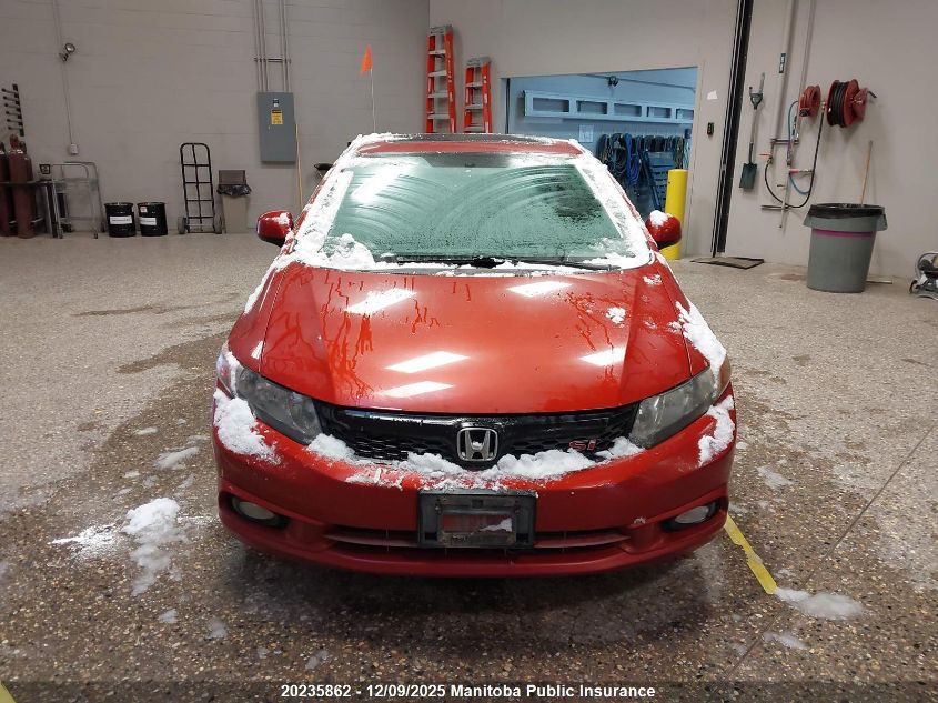 2012 Honda Civic Si Si VIN: 2HGFB6E45CH201140 Lot: 20235862