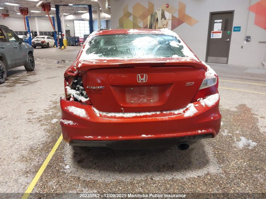 2012 Honda Civic Si Si VIN: 2HGFB6E45CH201140 Lot: 20235862