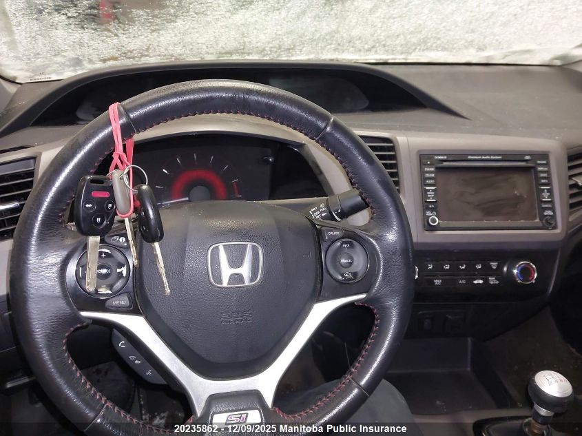 2012 Honda Civic Si Si VIN: 2HGFB6E45CH201140 Lot: 20235862