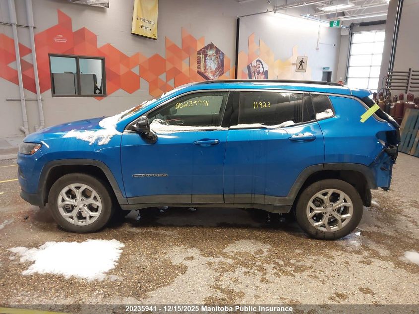 2024 Jeep Compass North VIN: 3C4NJDBN1RT169365 Lot: 20235941