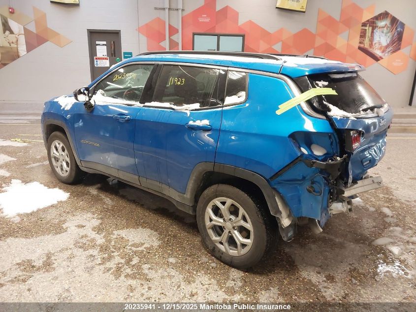 2024 Jeep Compass North VIN: 3C4NJDBN1RT169365 Lot: 20235941