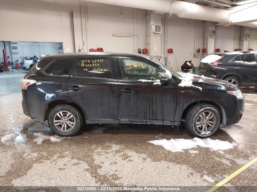 2014 Mitsubishi Outlander Se VIN: JA4JZ3AX4EZ602999 Lot: 20235995