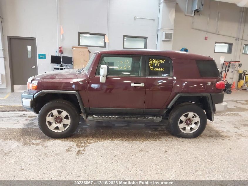 2007 Toyota Fj Cruiser VIN: JTEBU11F870026230 Lot: 20236067
