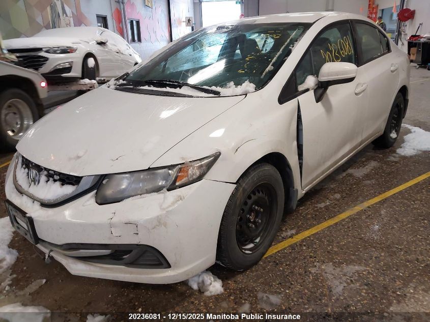 2015 Honda Civic Lx VIN: 2HGFB2F48FH039225 Lot: 20236081