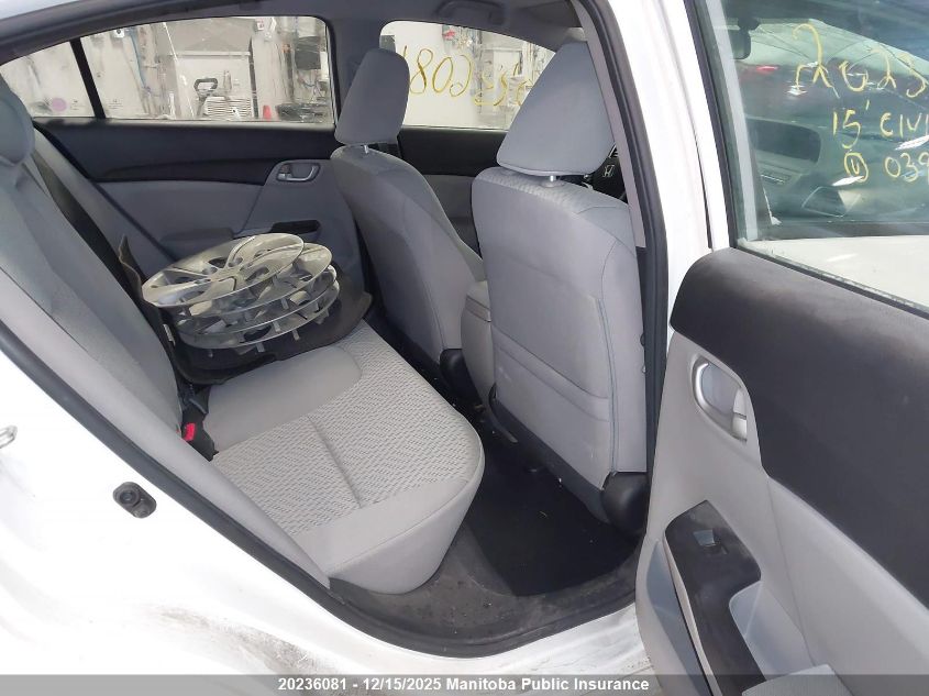 2015 Honda Civic Lx VIN: 2HGFB2F48FH039225 Lot: 20236081