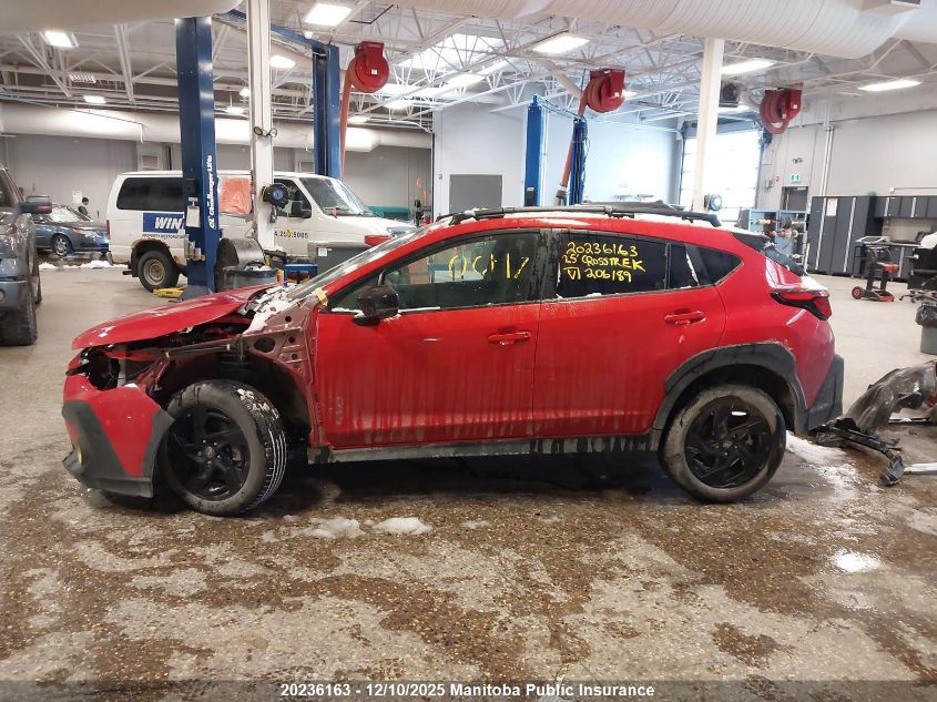 2025 Subaru Crosstrek Onyx VIN: JF2GUHFCXSH206189 Lot: 20236163