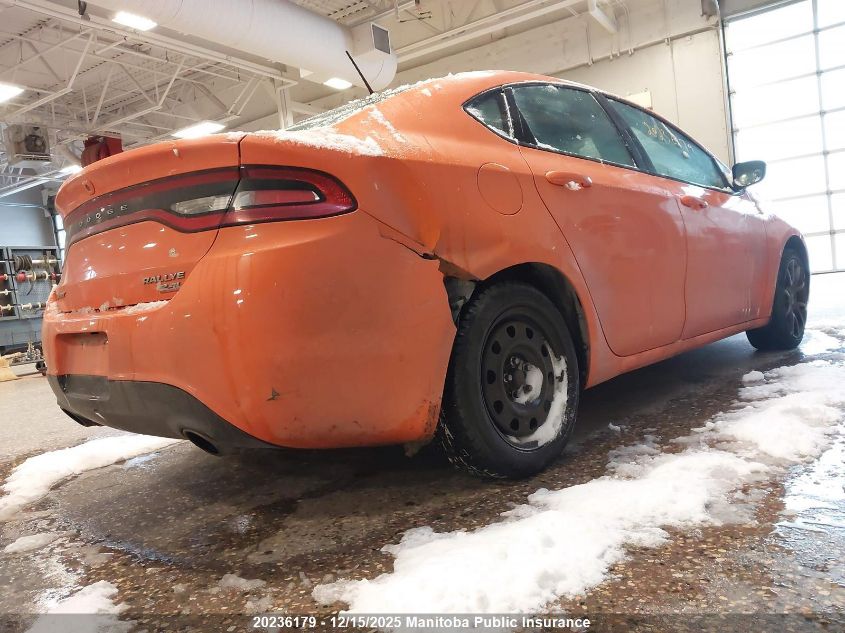 2014 Dodge Dart Sxt VIN: 1C3CDFBB6ED673687 Lot: 20236179