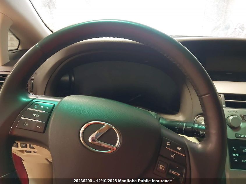 2011 Lexus Rx350 VIN: 2T2BK1BAXBC103140 Lot: 20236200