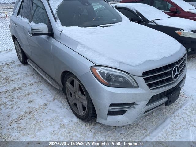 4JGDA5GB1FA571062 2015 Mercedes-Benz Ml 400 4Matic auction photo 1