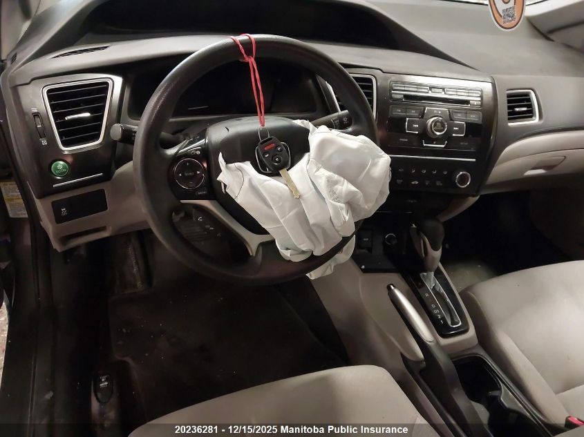 2013 Honda Civic Lx VIN: 2HGFB2F42DH100310 Lot: 20236281