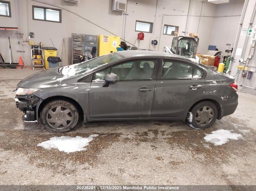 2013 Honda Civic Lx VIN: 2HGFB2F42DH100310 Lot: 20236281