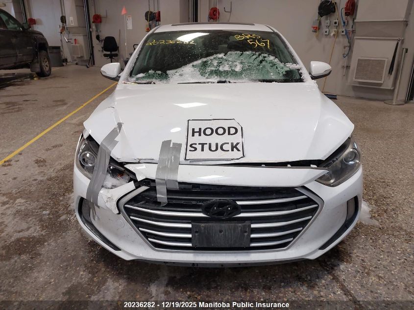2017 Hyundai Elantra Gl VIN: KMHD84LF1HU240496 Lot: 20236282