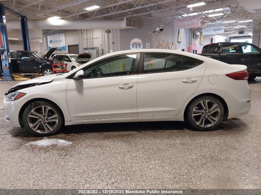 2017 Hyundai Elantra Gl VIN: KMHD84LF1HU240496 Lot: 20236282