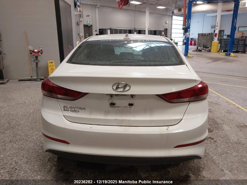 2017 Hyundai Elantra Gl VIN: KMHD84LF1HU240496 Lot: 20236282