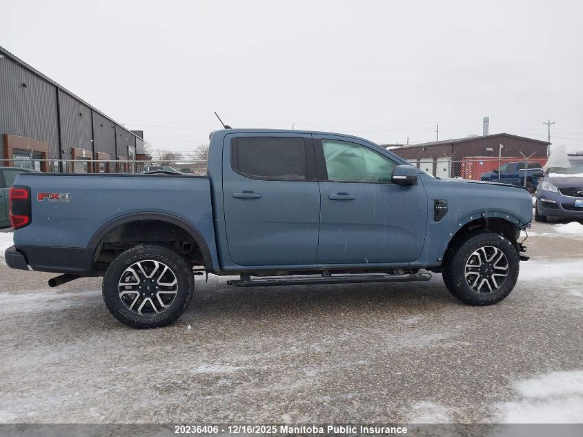 2024 Ford Ranger Lariat Supercrew VIN: 1FTER4KH7RLE04172 Lot: 20236406