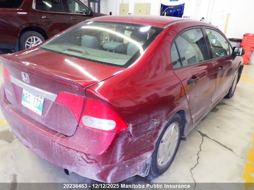 2009 Honda Civic Dx-G VIN: 2HGFA16409H025613 Lot: 20236463