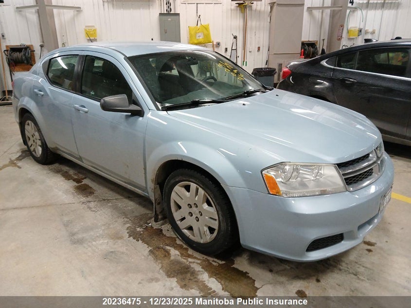 1C3CDZAB3DN586955 2013 Dodge Avenger Se auction photo 1