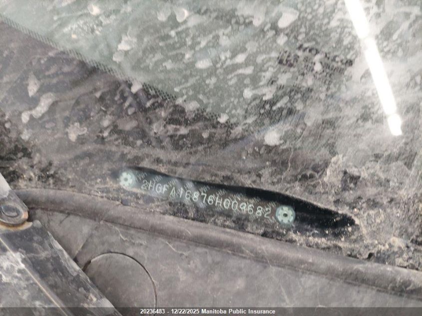 2006 Honda Civic Ex VIN: 2HGFA16876H009682 Lot: 20236483