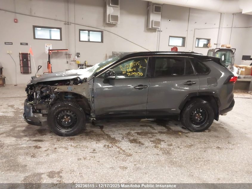 2020 Toyota Rav4 Xle Hybrid VIN: 2T3RWRFV9LW047170 Lot: 20236515