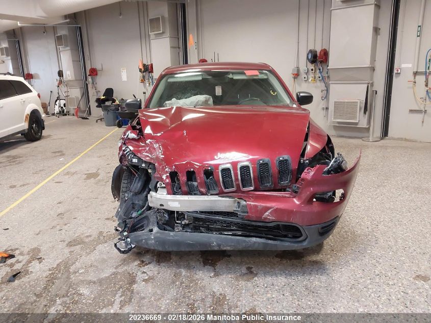 2016 Jeep Cherokee Sport VIN: 1C4PJMAB9GW328821 Lot: 20236669