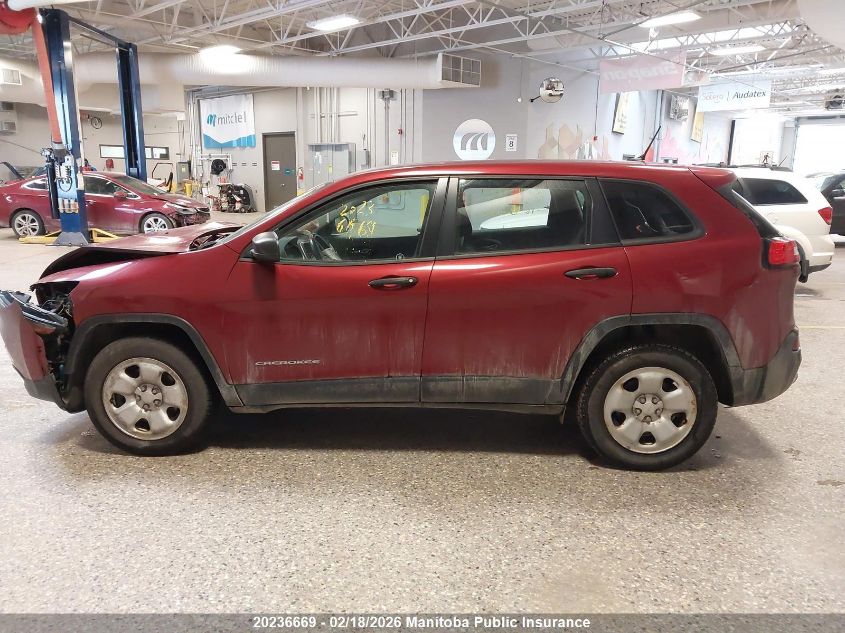 2016 Jeep Cherokee Sport VIN: 1C4PJMAB9GW328821 Lot: 20236669