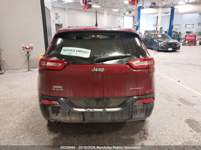 2016 Jeep Cherokee Sport VIN: 1C4PJMAB9GW328821 Lot: 20236669