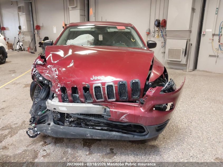 2016 Jeep Cherokee Sport VIN: 1C4PJMAB9GW328821 Lot: 20236669