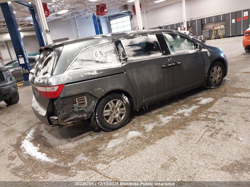 2011 Honda Odyssey Lx VIN: 5FNRL5H28BB507444 Lot: 20236701