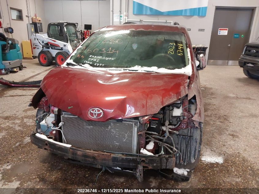 2011 Toyota Sienna Sport V6 VIN: 5TDZK3DC4BS076098 Lot: 20236746