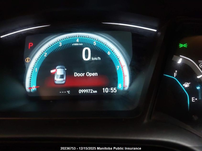 2018 Honda Civic Lx VIN: 2HGFC2F57JH011592 Lot: 20236753