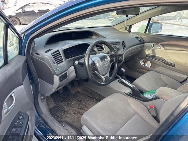 2012 Honda Civic Sdn VIN: 2HGFB2E59CH040082 Lot: 20236951