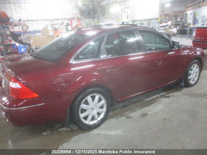 2007 Ford Five Hundred Limited VIN: 1FAHP28177G153232 Lot: 20236994