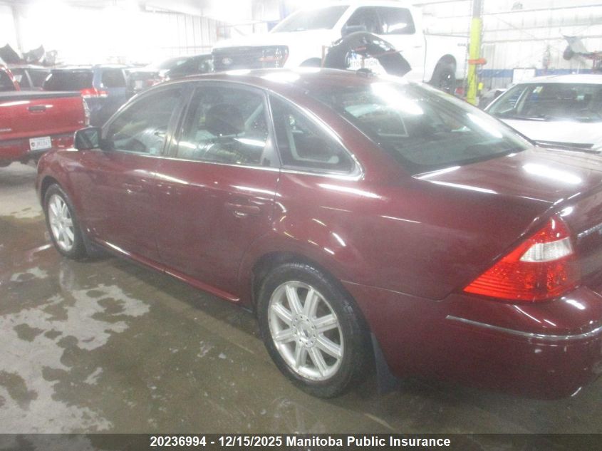2007 Ford Five Hundred Limited VIN: 1FAHP28177G153232 Lot: 20236994