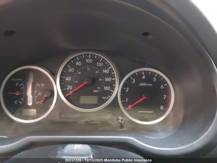 2006 Subaru Impreza Outback Sport VIN: JF1GG68696H800527 Lot: 20237228