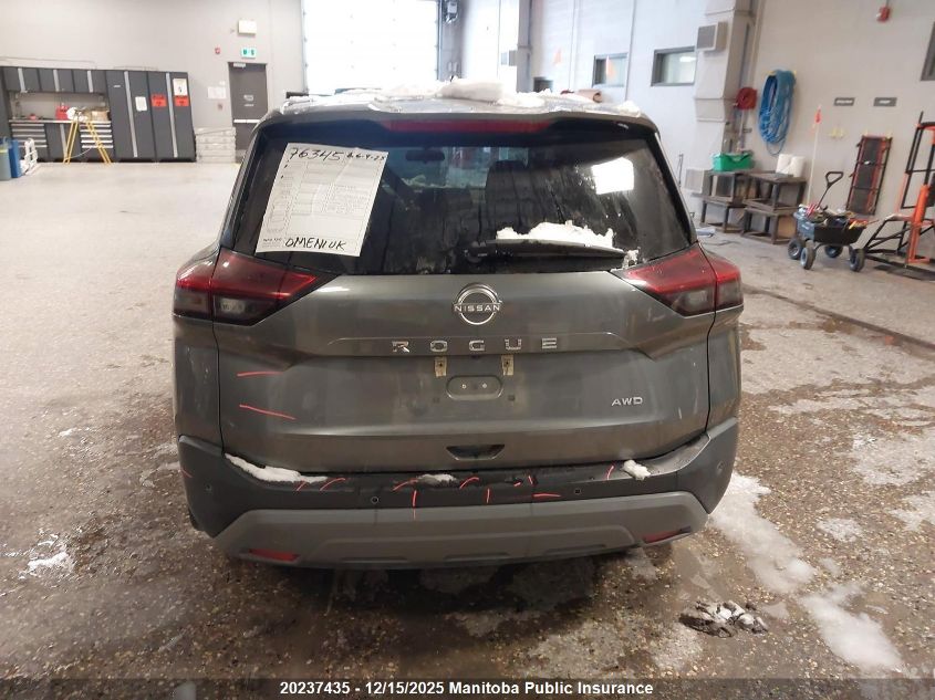2022 Nissan Rogue S VIN: 5N1AT3AB4NC679379 Lot: 20237435