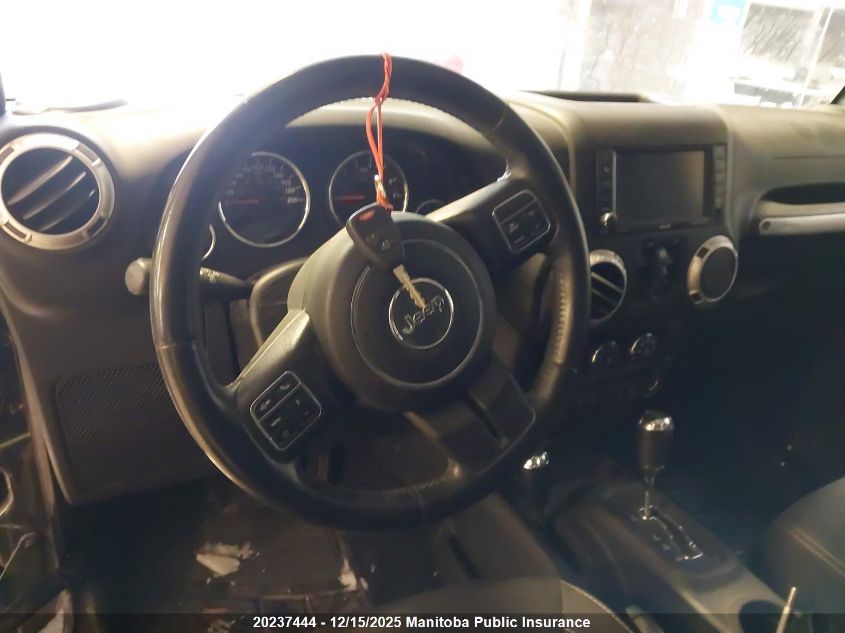 2017 Jeep Wrangler Unlimited Sahara VIN: 1C4BJWEG3HL555064 Lot: 20237444