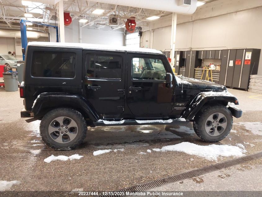 2017 Jeep Wrangler Unlimited Sahara VIN: 1C4BJWEG3HL555064 Lot: 20237444