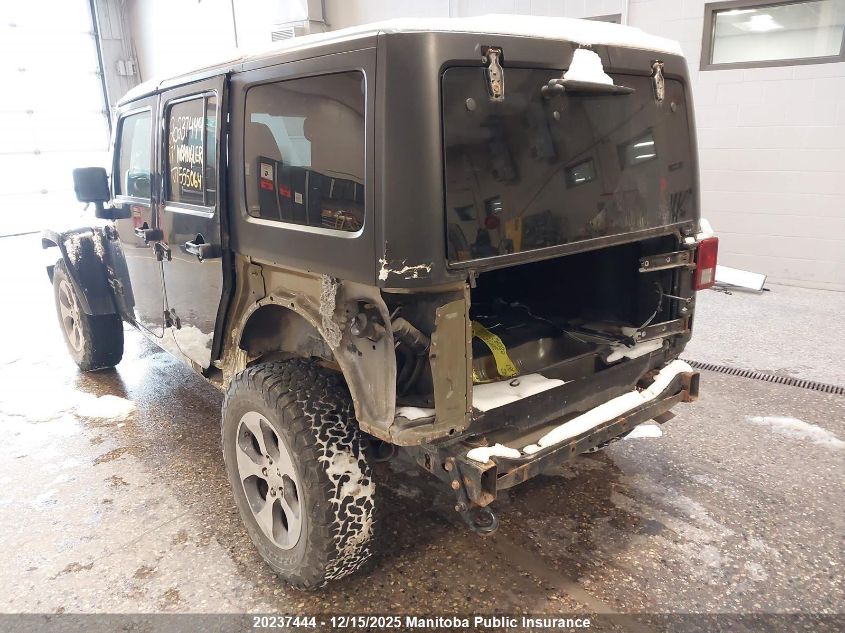 2017 Jeep Wrangler Unlimited Sahara VIN: 1C4BJWEG3HL555064 Lot: 20237444