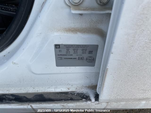 2012 Chevrolet Cruze Ls VIN: 1G1PC5SH4C7151434 Lot: 20237499