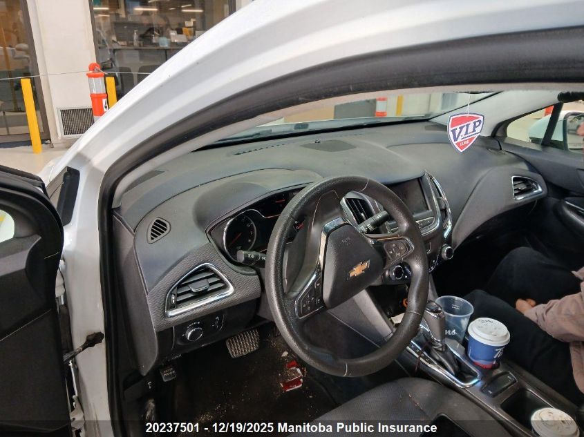 2019 Chevrolet Cruze Lt Turbo VIN: 1G1BE5SMXK7141166 Lot: 20237501