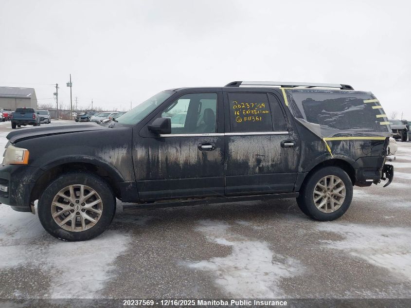 2016 Ford Expedition Max Limited VIN: 1FMJK2AT5GEF11361 Lot: 20237569