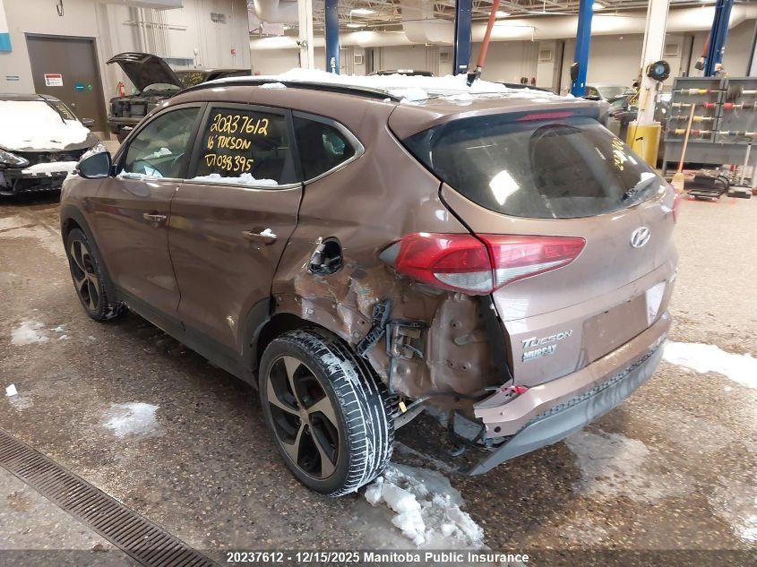 2016 Hyundai Tucson 1.6T VIN: KM8J3CA21GU038395 Lot: 20237612