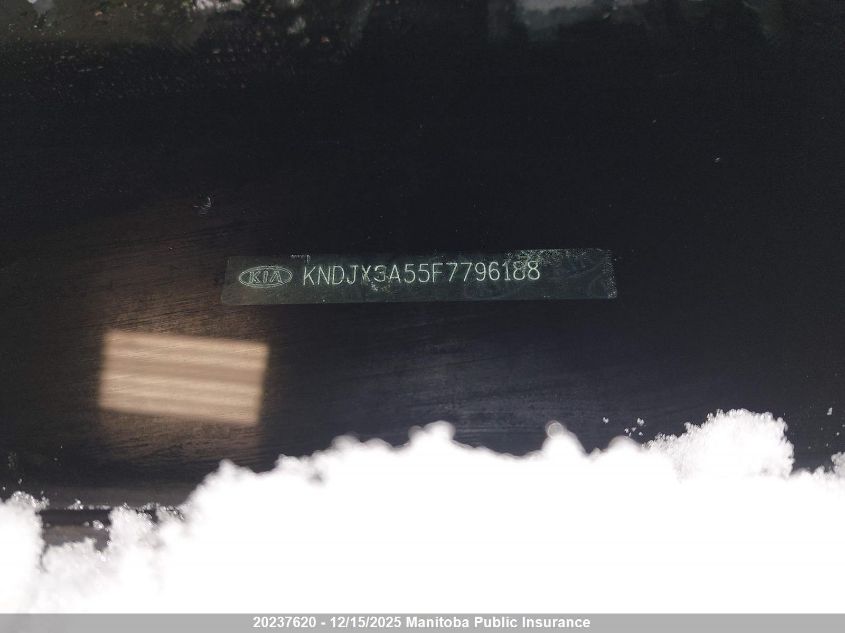 2015 Kia Soul Sx VIN: KNDJX3A55F7796188 Lot: 20237620