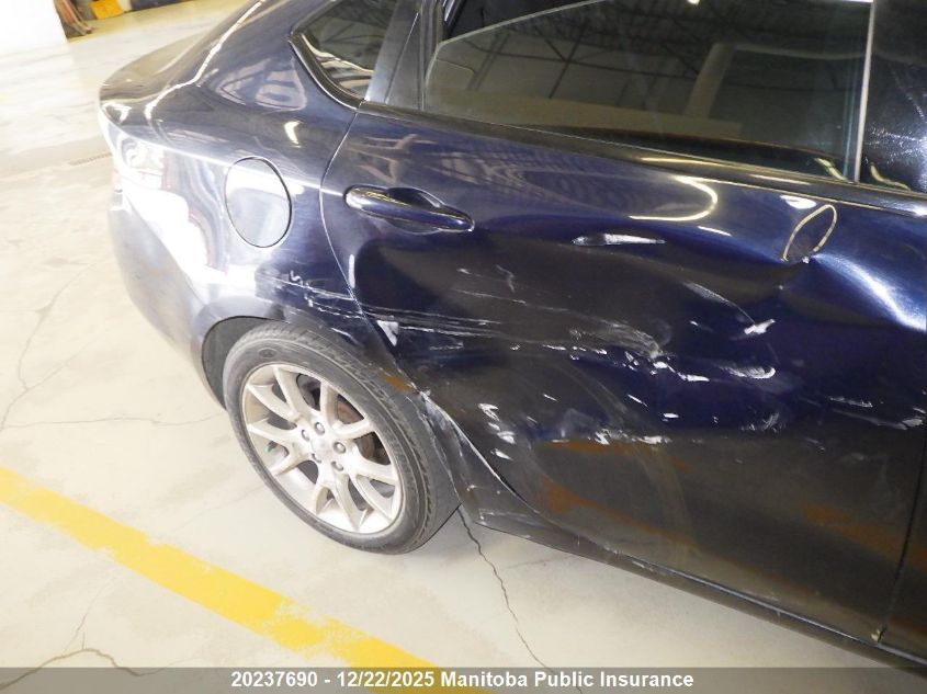 2013 Dodge Dart Sxt VIN: 1C3CDFBA6DD333994 Lot: 20237690