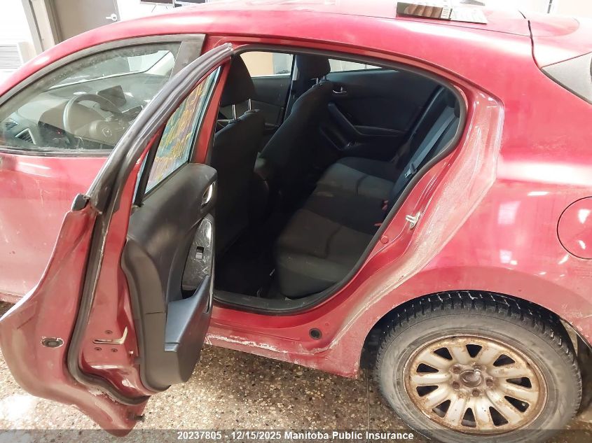 2017 Mazda Mazda3 Sport Gx Sky VIN: 3MZBN1K7XHM128357 Lot: 20237805