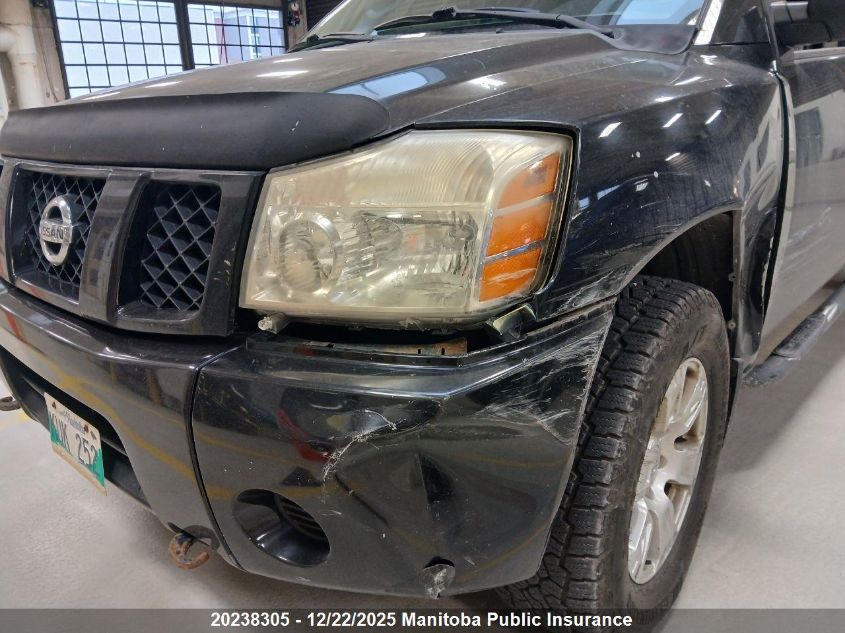 2007 Nissan Titan 5.6 Le Crew Cab VIN: 1N6AA07B57N230264 Lot: 20238305